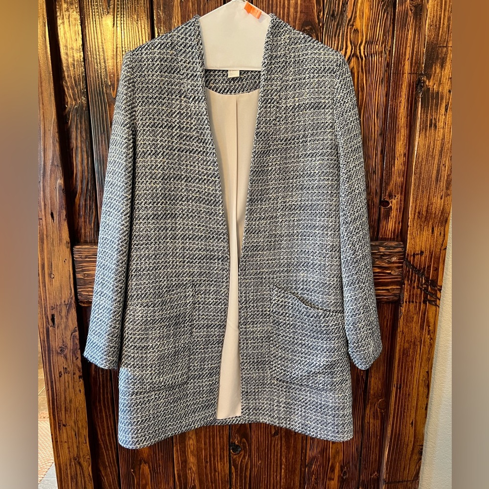 H&M Long, Open Front Blazer, Transitional - image 1